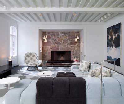 Contemporary Living Room. Vassar by Emily Summers Design.
