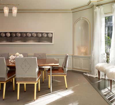Contemporary Dining Room. Vassar by Emily Summers Design.