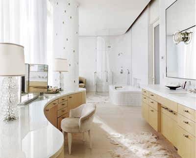  Transitional Apartment Bathroom. W Penthouse by Emily Summers Design.
