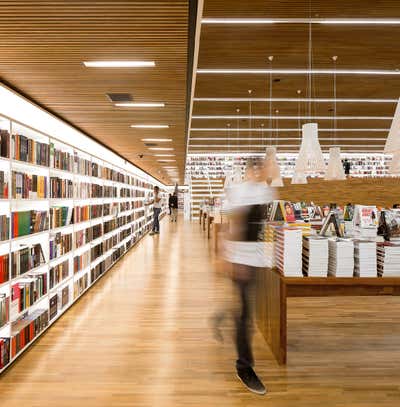  Contemporary Retail Open Plan. Cultura Bookstore by Studio MK27.