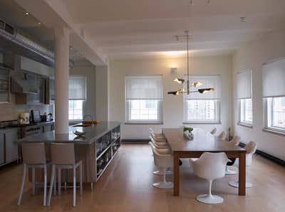  Modern Apartment Dining Room. Tribeca Penthouse by MR Architecture + Decor.