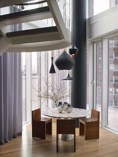  Modern Apartment Dining Room. West Village Duplex by MR Architecture + Decor.