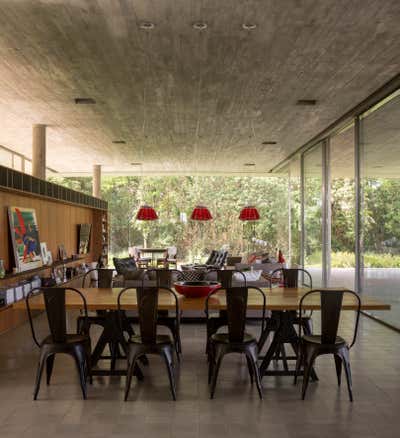 Contemporary Country House Dining Room. Redux House by Studio MK27.
