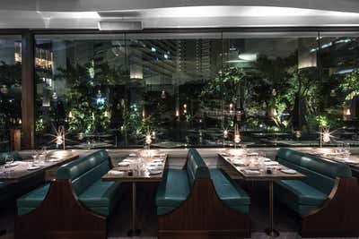 Contemporary Restaurant Open Plan. The Continental by David Collins Studio.