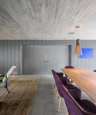  Contemporary Family Home Dining Room. B + B House by Studio MK27.