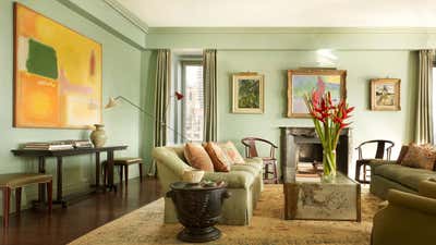  Traditional Apartment Living Room. Beekman Place Apartment by Jayne Design Studio.