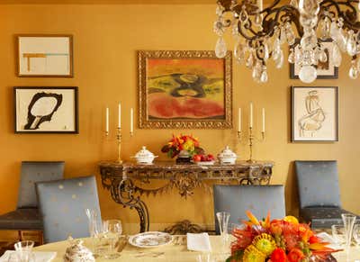  Eclectic Apartment Dining Room. Beekman Place Apartment by Jayne Design Studio.