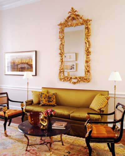  Traditional Family Home Living Room. Philadelphia Townhouse by Jayne Design Studio.