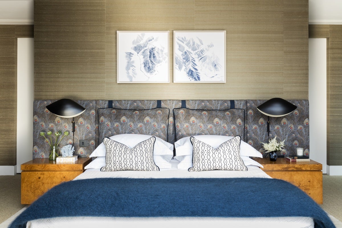 Art Nouveau Bedroom in GB by Studio Ashby