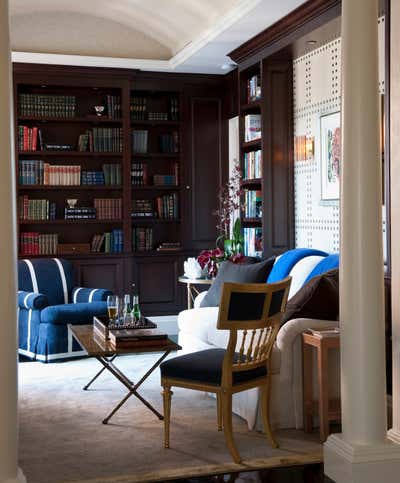  Preppy Apartment Office and Study. 5th Avenue Penthouse by Kirsten Kelli, LLC.