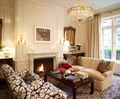 Traditional Living Room. Upper East Side Townhouse by Kirsten Kelli, LLC.