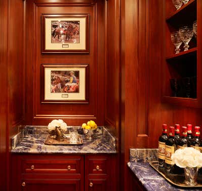 Traditional Apartment Bar and Game Room. Upper East Side Townhouse by Kirsten Kelli, LLC.