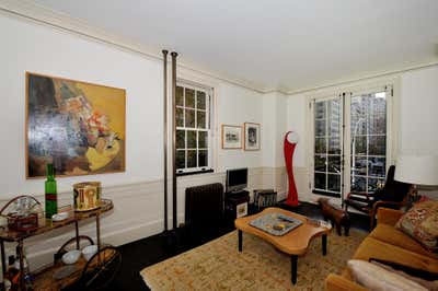 Modern Apartment Living Room. Greenwich Village Duplex by Michael Haverland Architect.