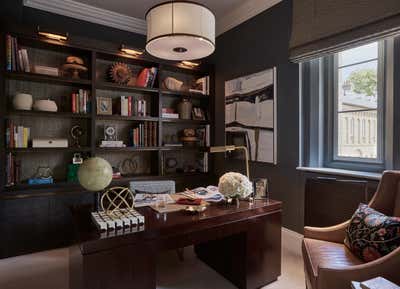  Contemporary Family Home Office and Study. Family House, Chelsea by Helen Green Design (Allect Design Group).