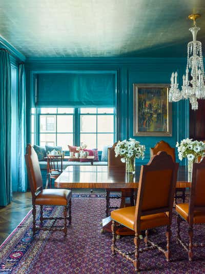  Traditional Apartment Dining Room. Museum Mile by Katie Ridder Inc..
