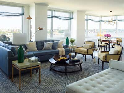  Eclectic Apartment Living Room. Riverside Boulevard by Mendelson Group.