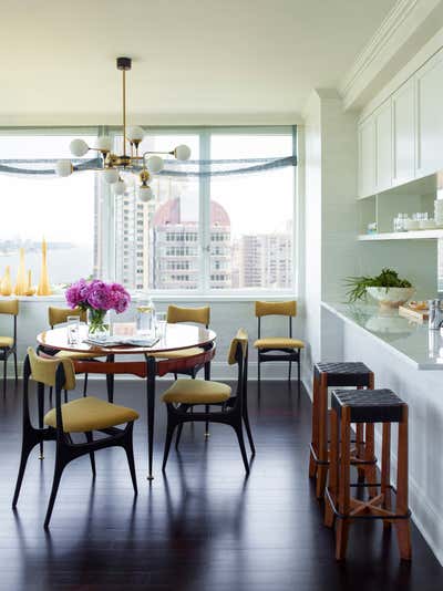  Eclectic Apartment Dining Room. Riverside Boulevard by Mendelson Group.