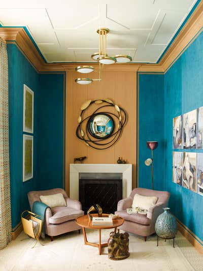 Eclectic Office and Study. Kips Bay Showhouse by Mendelson Group.