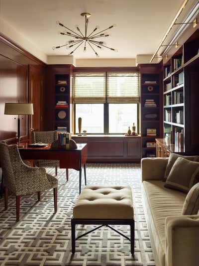  Eclectic Apartment Office and Study. Upper East Side by Mendelson Group.