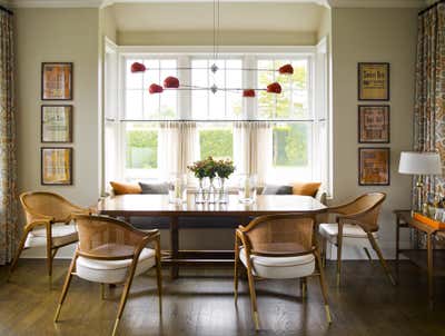  Eclectic Beach House Dining Room. Sagaponack by Mendelson Group.