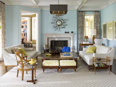  Eclectic Beach House Living Room. Sagaponack by Mendelson Group.