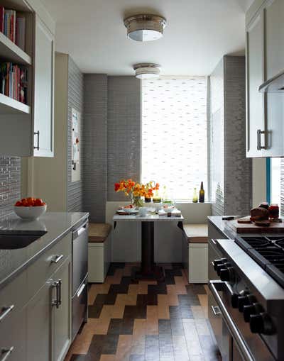  Eclectic Apartment Kitchen. Greenwich Village by Mendelson Group.