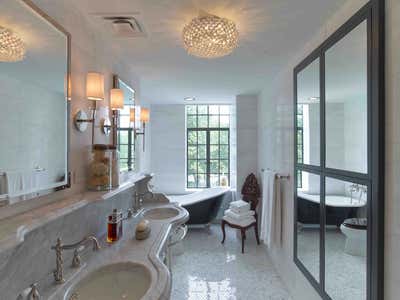  Mid-Century Modern Apartment Bathroom. Central Park West Residence by MARKZEFF.