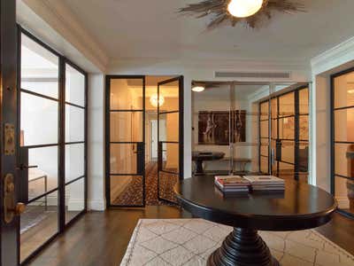  Mid-Century Modern Apartment Entry and Hall. Central Park West Residence by MARKZEFF.