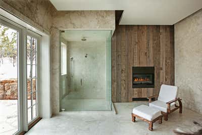  Rustic Vacation Home Bathroom. Aspen by Frank de Biasi Interiors.