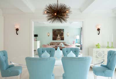  Eclectic Apartment Dining Room. E 10th St, New York by Fawn Galli Interiors.