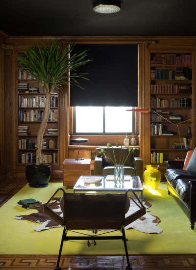  Eclectic Office and Study. Central Park West, Upper West Side by Fawn Galli Interiors.