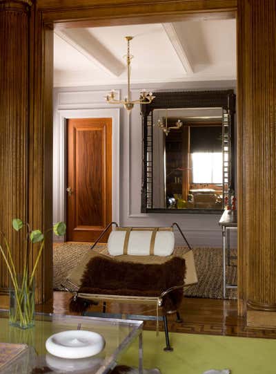 Eclectic Entry and Hall. Central Park West, Upper West Side by Fawn Galli Interiors.