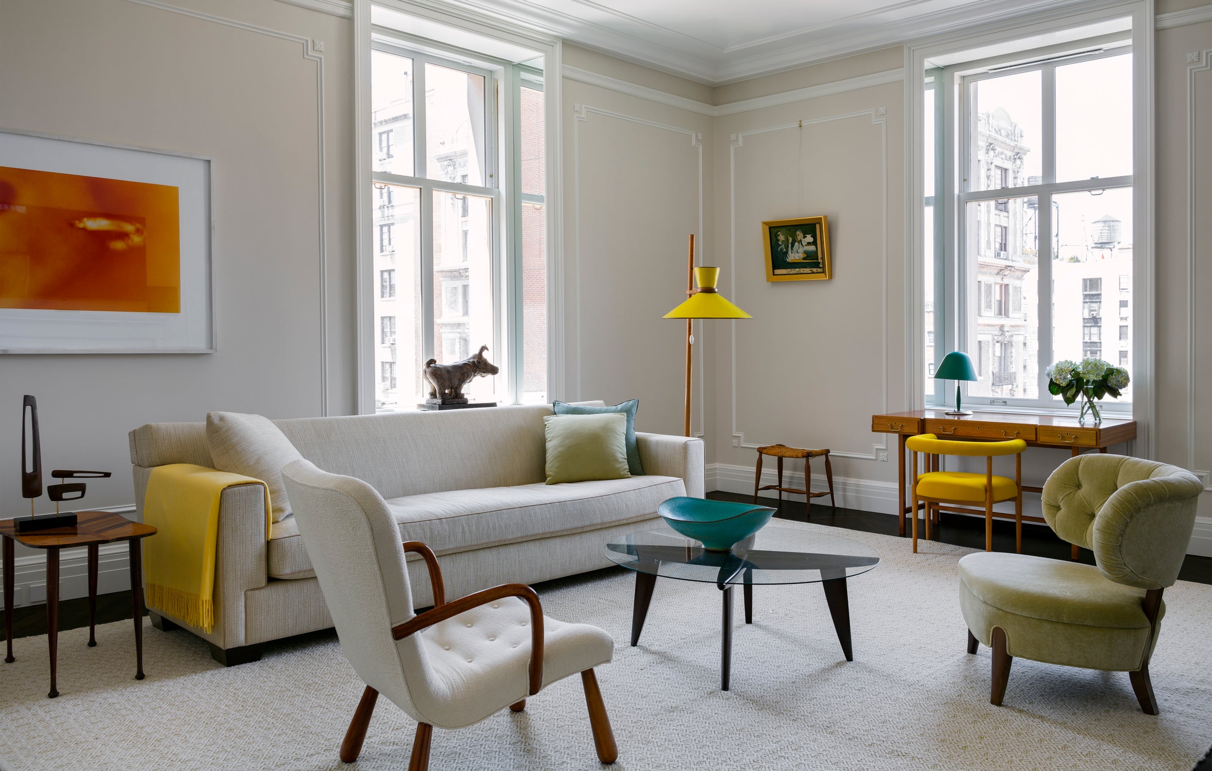 Northern European Inspired Living Room by 2Michaels on 1stdibs