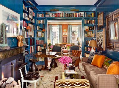 Maximalist Family Home Living Room. Greek Revival Rowhouse in Brooklyn Heights by Nick Olsen Inc..