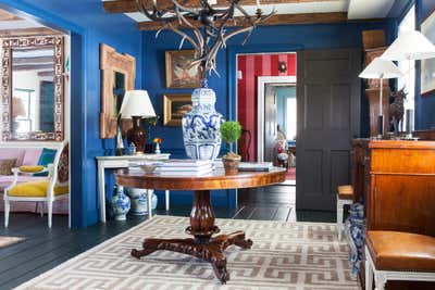  Maximalist Eclectic Country House Dining Room. Millbrook Home by Nick Olsen Inc..