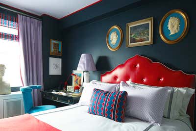  Maximalist Apartment Bedroom. West Village Apartment by Nick Olsen Inc..