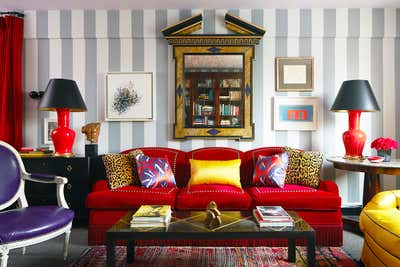  Eclectic Apartment Living Room. West Village Apartment by Nick Olsen Inc..