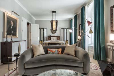 Contemporary Living Room. Paris Apartment, VII by Achille Salvagni Atelier.