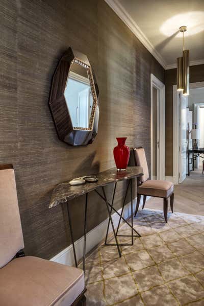  Contemporary Entry and Hall. Paris Apartment, VII by Achille Salvagni Atelier.