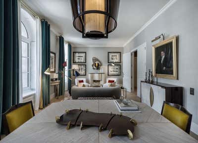 Contemporary Dining Room. Paris Apartment, VII by Achille Salvagni Atelier.