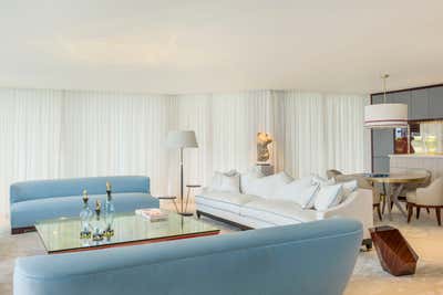 Apartment Living Room. Palm Beach by Achille Salvagni Atelier.