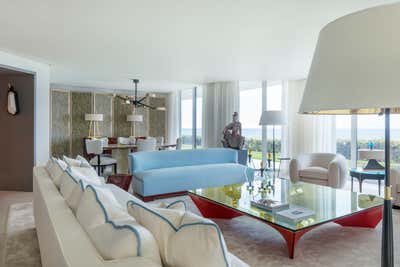 Contemporary Living Room. Palm Beach by Achille Salvagni Atelier.