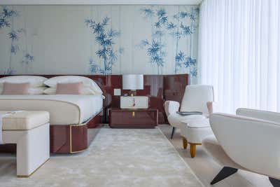 Contemporary Apartment Bedroom. Palm Beach by Achille Salvagni Atelier.