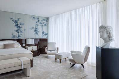 Contemporary Bedroom. Palm Beach by Achille Salvagni Atelier.