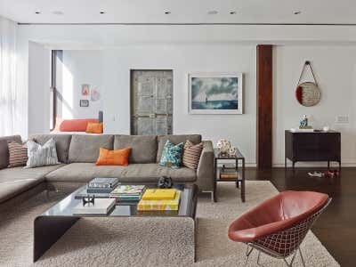 Modern Living Room. Loft On Crosby by Tamara Eaton Design.