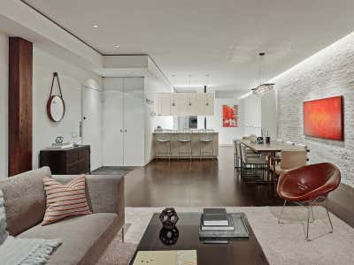 Modern Living Room. Loft On Crosby by Tamara Eaton Design.