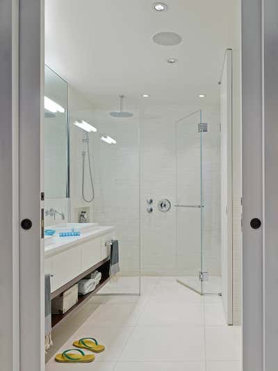  Modern Apartment Bathroom. Loft On Crosby by Tamara Eaton Design.