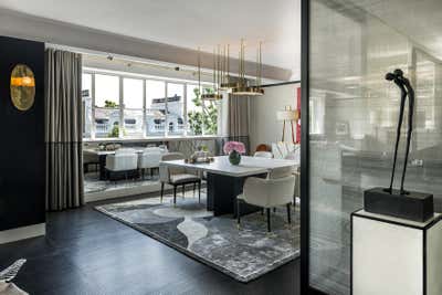  Contemporary Apartment Dining Room. Holland Park by Achille Salvagni Atelier.