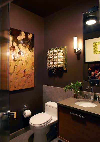  Modern Apartment Bathroom. Chelsea Residence by Neal Beckstedt Studio.
