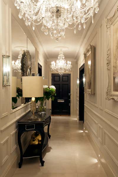  Contemporary Apartment Entry and Hall. Ennismore Gardens, Knightsbridge by Taylor Howes.